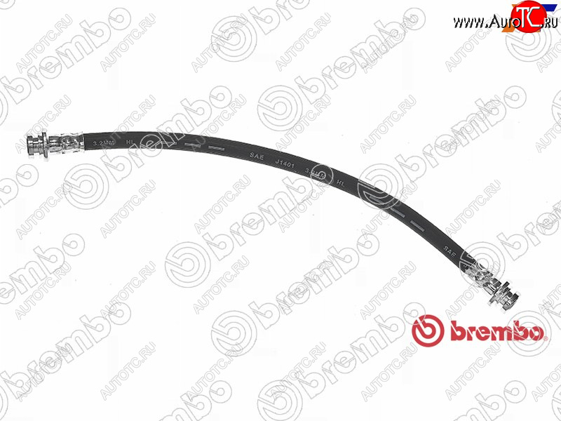1 039 р. Шланг тормозной задний LH=RH BREMBO  Suzuki SX4 ( GYC21S,  GYA,GYB,  JYB, JYA,  JAB, JYA) (2006-2021) дорестайлинг седан,  рестайлинг, хэтчбэк, хэтчбэк дорестайлинг, хэтчбэк рестайлинг  с доставкой в г. Керчь