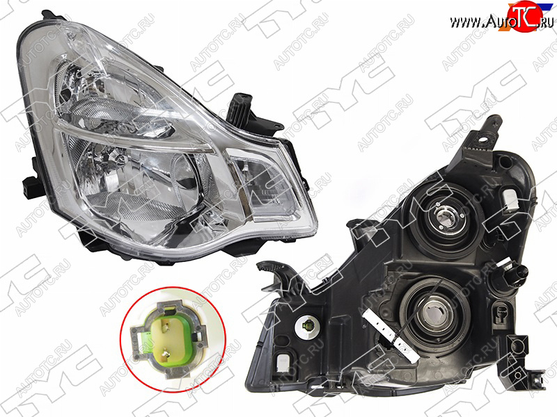 9 699 р. Фара правая (под электрокорректор) TYC  Nissan Almera  G15 (2012-2019) седан  с доставкой в г. Керчь