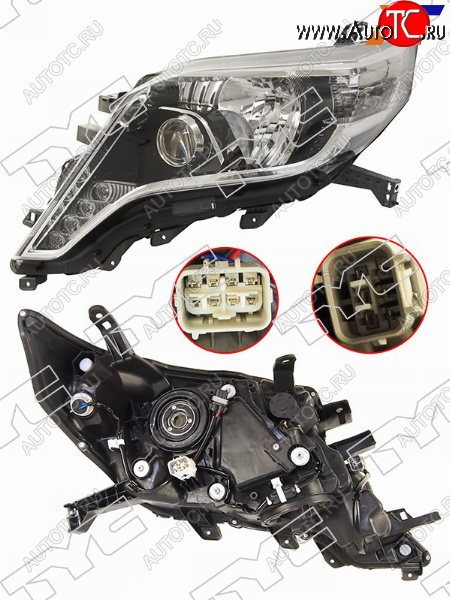 25 999 р. Фара левая (LED, ДХО, Евросвет) TYC  Toyota Land Cruiser Prado  J150 (2013-2017) 1-ый рестайлинг  с доставкой в г. Керчь
