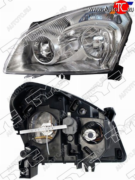 15 699 р. Фара левая (галоген, с электрокорректором) TYC  Nissan Qashqai  1 (2007-2010) дорестайлинг  с доставкой в г. Керчь