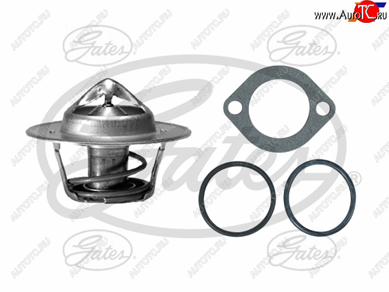 1 169 р. Термостат с прокладкой AUDI Q5A5A6 2,0TDISKODA ROOMSTER 1,4 06-FABIA 1,4 99-VW POLO 1,4 99-11 GATES TH00182G1  с доставкой в г. Керчь