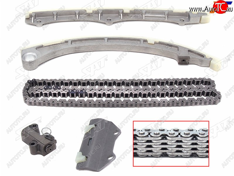 5 549 р. Комплект цепи ГРМ HONDA K24A CR-VACCORD 05- L=176 SAT TK-HA023-A  с доставкой в г. Керчь