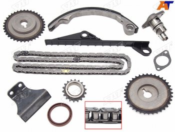 Комплект замены цепи ГРМ NISSAN SR18DESR20DESR20DET 91-98 SAT TK-NS213-A
