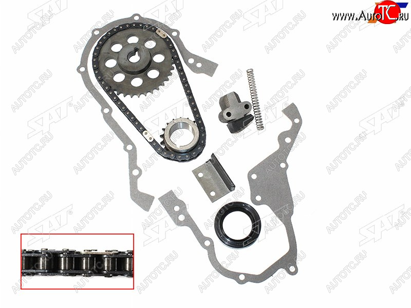 2 999 р. Комплект цепи ГРМ TOYOTA 4K5K7K 88- SAT TK-TY108-A  с доставкой в г. Керчь