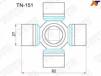 Крестовина карданного вала NISSAN ARMADA 03-PATHFINDER 06-12 TOYO TN-151