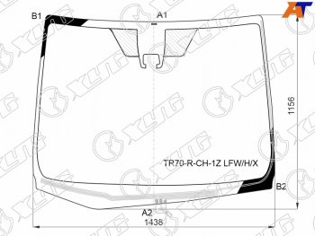 11 999 р. Стекло лобовое (Обогрев щеток Камера) Toyota Noah 14-17  Voxy 14-17  Esquire 14-17 XYG TR70-R-CH-1Z LFW/H/X  с доставкой в г. Керчь. Увеличить фотографию 1
