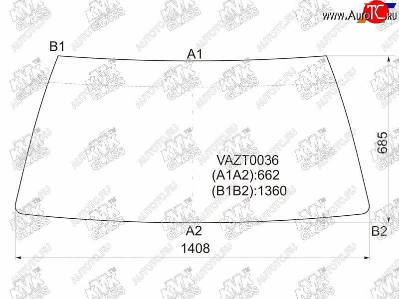 3 799 р. Стекло лобовое LADA 2108 84-04  2109 87-06  21099 90-04  2113 Samara 04-13 KMK VAZT0036  с доставкой в г. Керчь