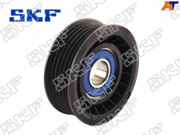 1 389 р. Ролик приводного ремня натяжителя FORD FIESTAFOCUSMAVERICKMONDEOTRANSITMAZDA 35MPV 1,8-2,3 SKF VKM34231  с доставкой в г. Керчь. Увеличить фотографию 1