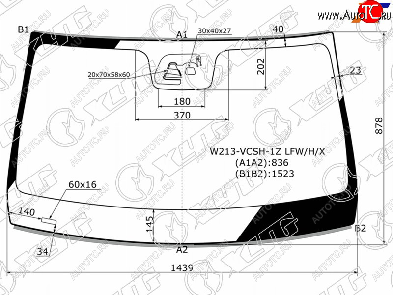9 299 р. Стекло лобовое + дд + камера MERCEDES-BENZ E-CLASS W213 16-                                          XYG W213-VCSH-1Z LFW/H/X  с доставкой в г. Керчь