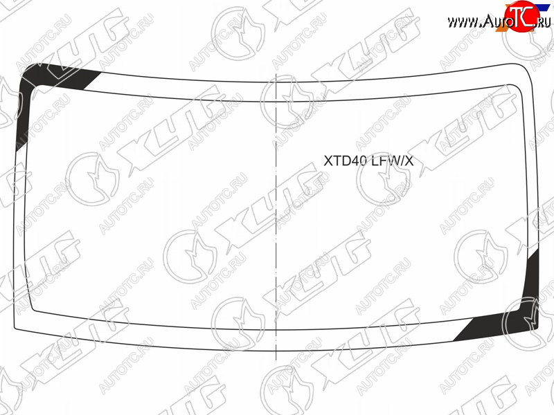 6 299 р. Стекло лобовое Daihatsu Grand Max 07-19  Toyota Lite Ace 08-20  Town Ace 08-20 XYG XTD40 LFW/X  с доставкой в г. Керчь