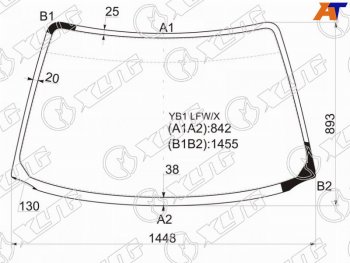 9 999 р. Стекло лобовое Suzuki Baleno 95-02  Cultus 95-02  Esteem 95-04 XYG YB1 LFW/X  с доставкой в г. Керчь. Увеличить фотографию 1