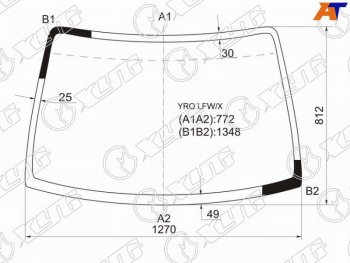 10 899 р. Стекло лобовое MAZDA LAPUTA 99-06 XYG YRO LFW/X, yrolfwx XYG YRO LFW/X  с доставкой в г. Керчь. Увеличить фотографию 1