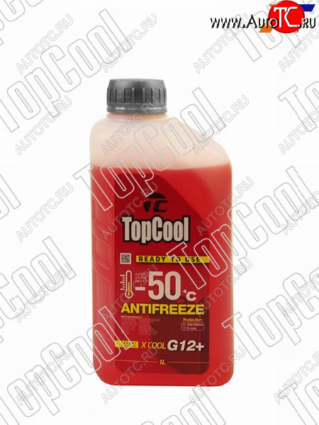 217 р. Антифриз (Х COOL G12+ 1 л. -50 C Красный) TOPCOOL Z0037  с доставкой в г. Керчь