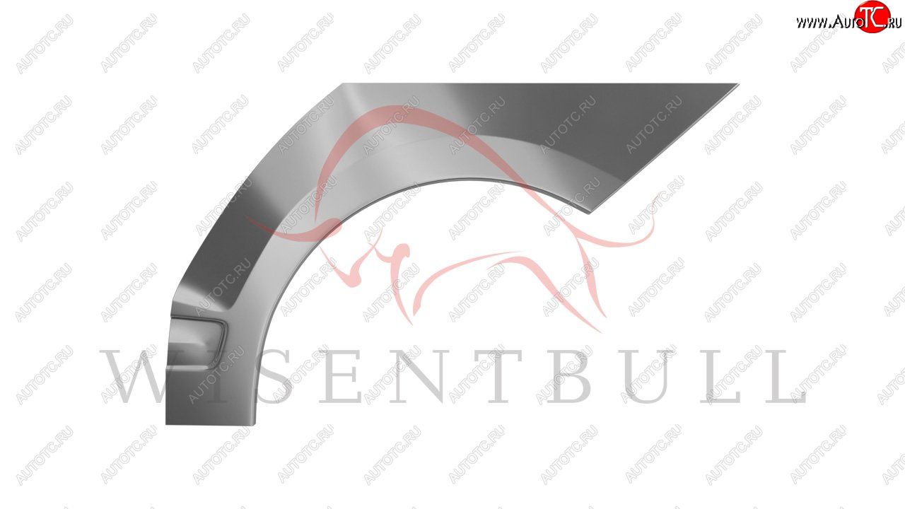 2 189 р. Задняя левая ремонтная арка (внешняя) Wisentbull  CITROEN C4 (2004-2011)  дорестайлинг, хэтчбэк 3 дв.,  рестайлинг, хэтчбэк 3 дв.  с доставкой в г. Керчь