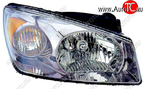 4 399 р. Правая фара BodyParts  KIA Cerato  1 LD (2003-2007) седан дорестайлинг, хэтчбэк  с доставкой в г. Керчь