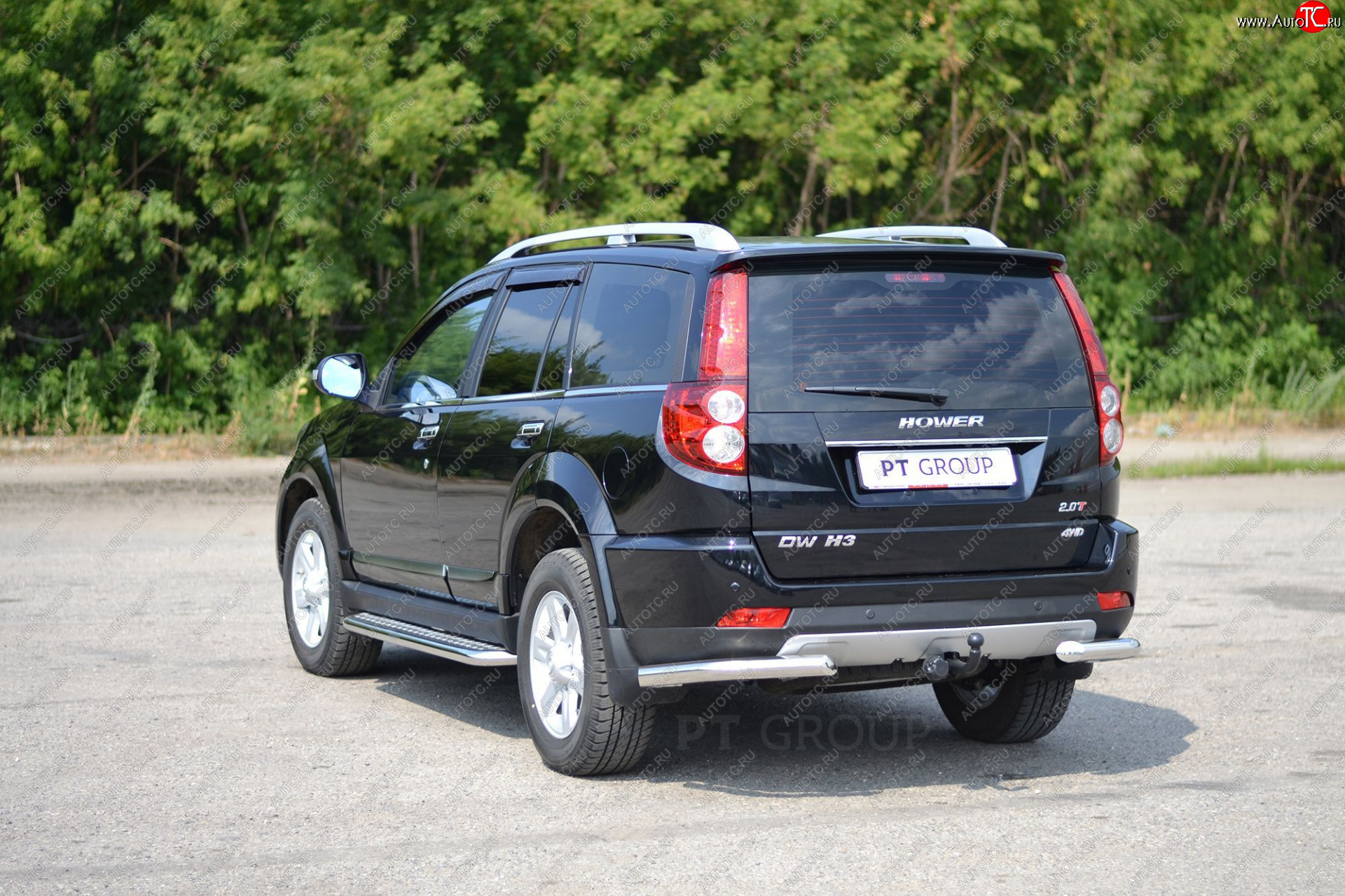 15 889 р. Защита заднего бампера (уголки d63 мм) Petroil Tuning  Great Wall Hover H3 (2017-2025) (нержавейка полированна)  с доставкой в г. Керчь