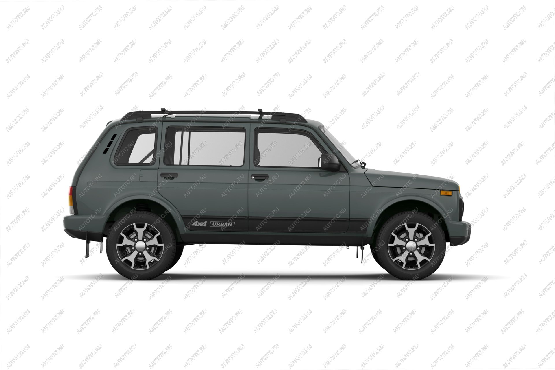 9 209 р. Рейлинги PT GROUP с попереч.проф.1,35 (Черный муар) Усиленный LADA 4х4 2131 1995-2020 Лада нива 4х4 2131 5 дв. дорестайлинг (1993-2019)  с доставкой в г. Керчь