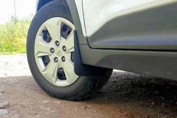 Передние брызговики (увеличенные) Petroil Tuning Hyundai Creta  GS (2015-2021) дорестайлинг, рестайлинг
