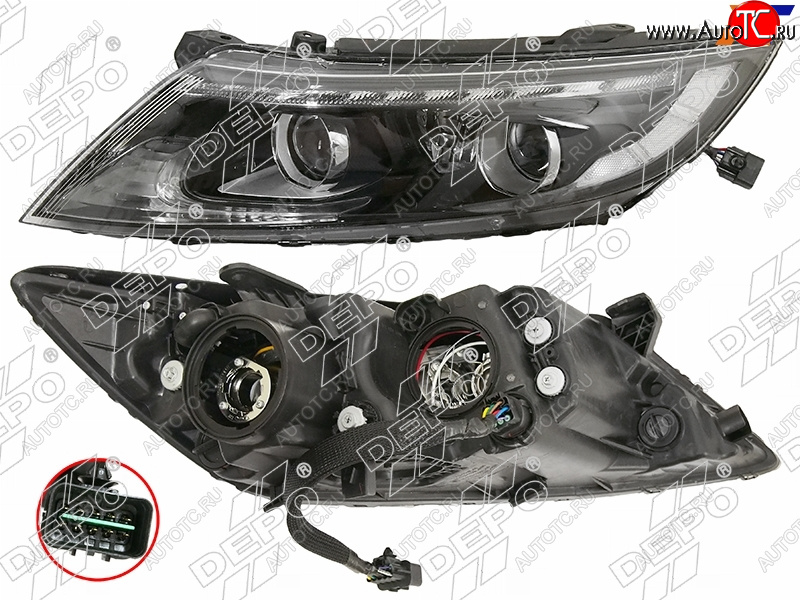 32 549 р. Фара Kia Optima 13-16 (Слева) DEPO 223-1155L-LEMN2  с доставкой в г. Керчь
