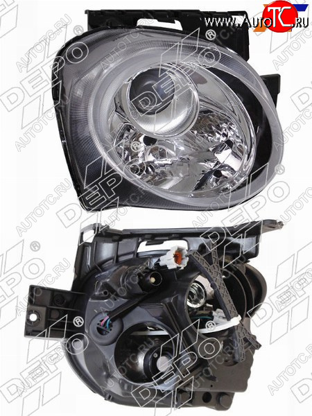 11 199 р. Фара NISSAN JUKE 14-20 RH под электрокорректор (Евросвет) DEPO 215-11H3R-LD-EM  с доставкой в г. Керчь