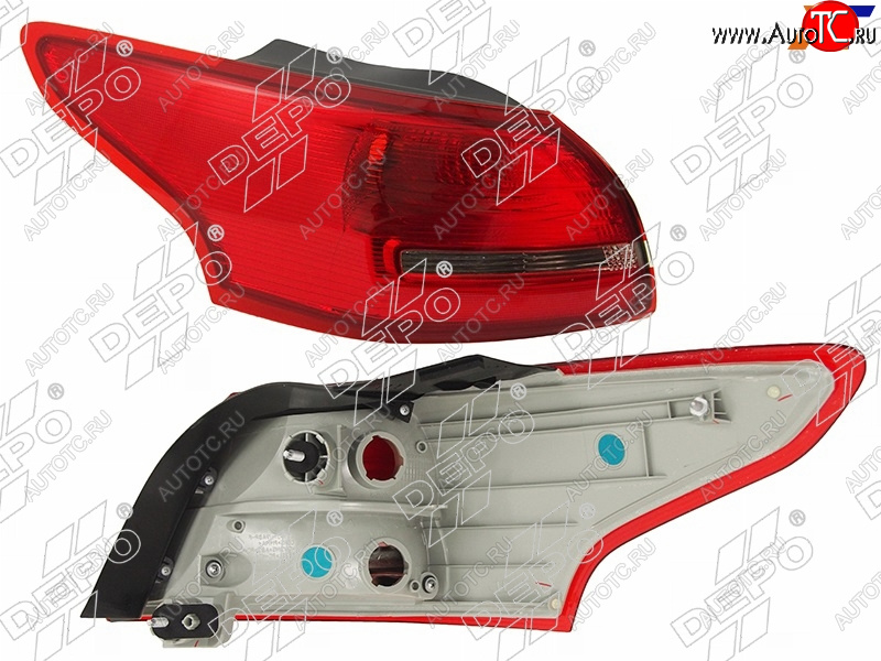 4 499 р. Фонарь задний FORD FOCUS III 15- LH 4D                                                               DEPO 431-19ABL-UE  с доставкой в г. Керчь