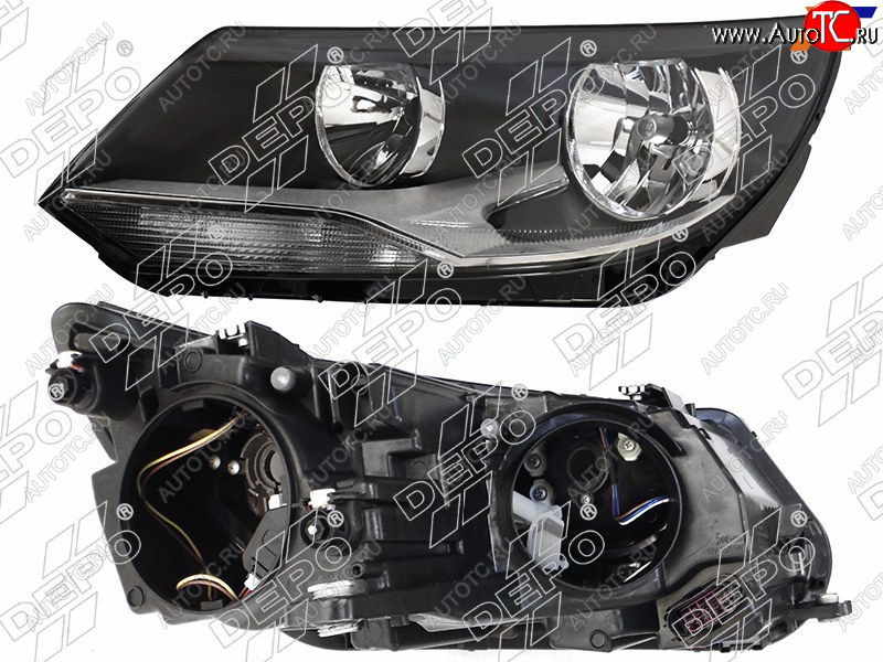 12 849 р. Фара Volkswagen Tiguan 11-17 (Спереди Слева) DEPO 441-11H1LMLDEM2  с доставкой в г. Керчь