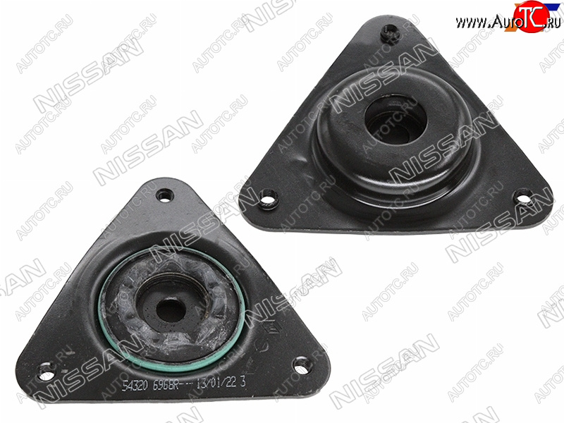 1 359 р. Опора передней стойки Nissan Qashqai 13-22  X-Trail 13-22 (Справа=Слева) NISSAN 54320-6968R  с доставкой в г. Керчь