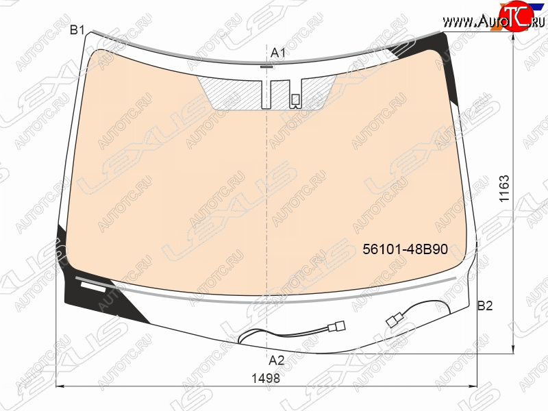 94 999 р. Стекло лобовое (Обогрев полный Датчик дождя) Lexus RX 15-19 LEXUS 56101-48B90  с доставкой в г. Керчь