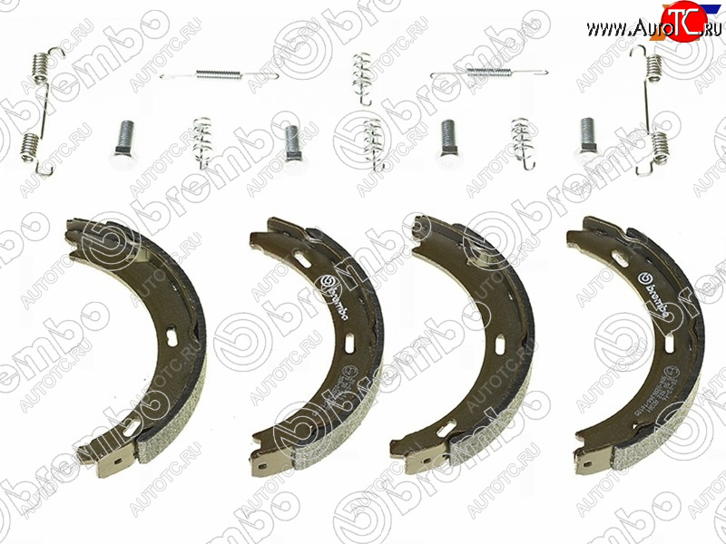 2 499 р. Колодки барабанные задние RH-LH SAT  Mercedes-Benz B-Class  W245/T245 - E-Class  W210  с доставкой в г. Керчь