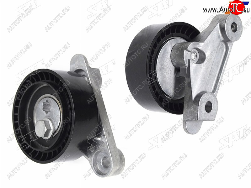 689 р. Ролик приводного ремня натяжителя VW POLO 1.0 14-SEAT IBIZA 1.0 16-SKODA FABIA 1.0 15- SAT ST-04C145299B  с доставкой в г. Керчь