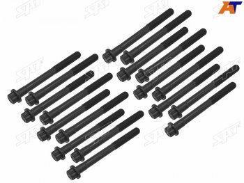 Комплект болтов ГБЦ TOYOTA  1KZ (18 штук) SAT ST-117-0001