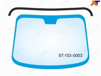 879 р. Молдинг лобового стекла (Сверху) Toyota Land Cruiser (J100) 98-07  Lexus LX 98-07  Toyota Land Cru SAT ST-153-0003  с доставкой в г. Керчь. Увеличить фотографию 1