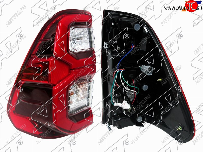 7 799 р. Фонарь задний левый (LED)  Toyota Hilux  AN120 (2020-2025) 2-ой рестайлинг  с доставкой в г. Керчь