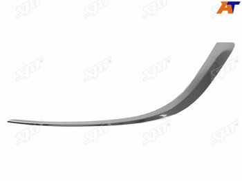 Левый молдинг переднего бампера SAT Opel Astra  J (2012-2015) седан рестайлинг (хром)
