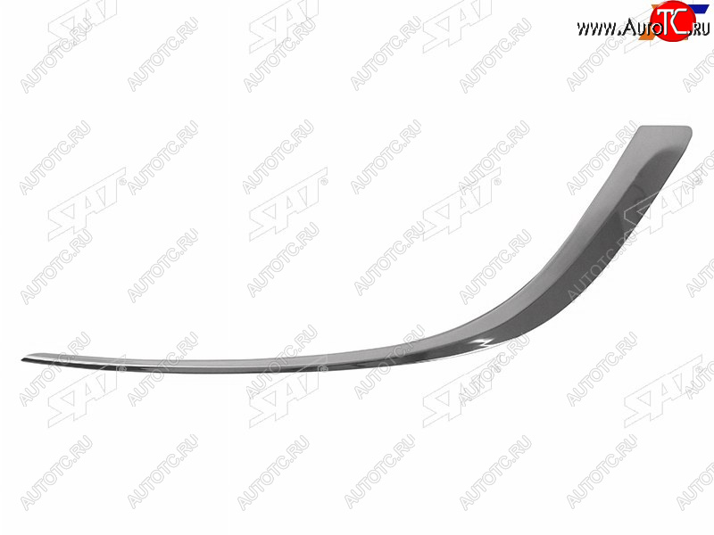 2 669 р. Левый молдинг переднего бампера SAT  Opel Astra  J (2012-2015) седан рестайлинг (хром)  с доставкой в г. Керчь