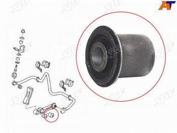 Сайлентблок Toyota Land Cruiser (J200,J300) 07- (Слева) SAT ST-48849-60050