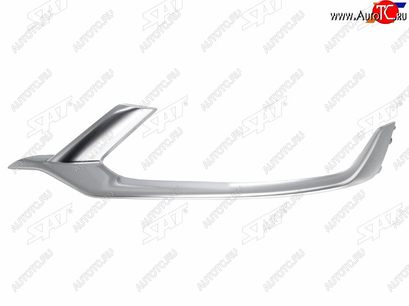 1 659 р. Левый молдинг решетки радиатора SAT  Geely Coolray  SX11 (2018-2023) дорестайлинг (хром)  с доставкой в г. Керчь
