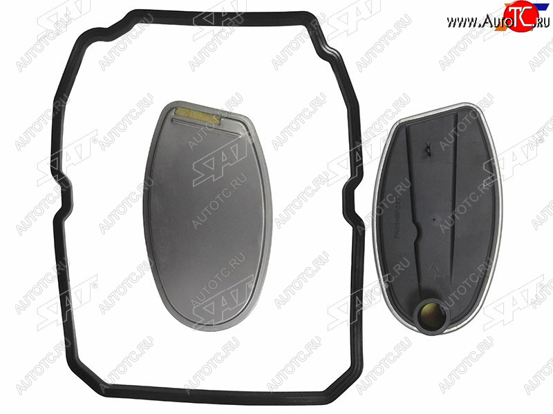 739 р. Фильтр АКПП MERCEDES BENZ W204203202212211210463220163 (5ступ) (с прокладкой) SAT ST-A1402770095  с доставкой в г. Керчь