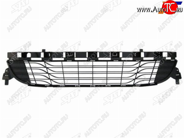 5 499 р. Нижняя решетка переднего бампера SAT  Renault Megane  седан (2008-2012)  дорестайлинг  с доставкой в г. Керчь