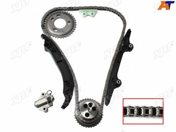 Комплект цепи ГРМ 2.2HDITDCI P22DTE4HVQVFACITROENFIATFORDPEUGEOT 06-                          SAT TK-CIT004