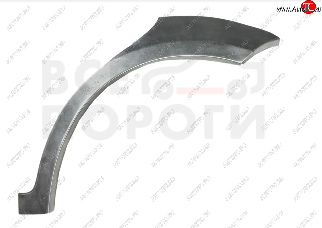 2 099 р. Левая задняя ремонтная арка (внешняя) Vseporogi  Chery QQ6 (2006-2010) (оцинкованная сталь 0.8 мм)  с доставкой в г. Керчь