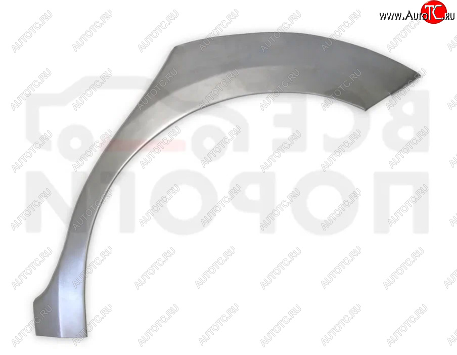 2 099 р. Левая задняя ремонтная арка (внешняя) Vseporogi  KIA Ceed  1 ED (2006-2012) дорестайлинг, хэтчбэк 5 дв., рестайлинг, хэтчбэк 5 дв. (Оцинкованная сталь 0,8 мм.)  с доставкой в г. Керчь