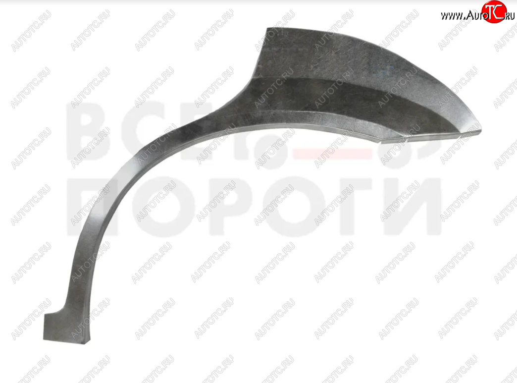 1 949 р. Левая задняя ремонтная арка (внешняя) Vseporogi  Mazda 323/Familia  седан (1998-2004) BJ дорестайлинг, BJ рестайлинг (холоднокатаная сталь 0.8 мм)  с доставкой в г. Керчь