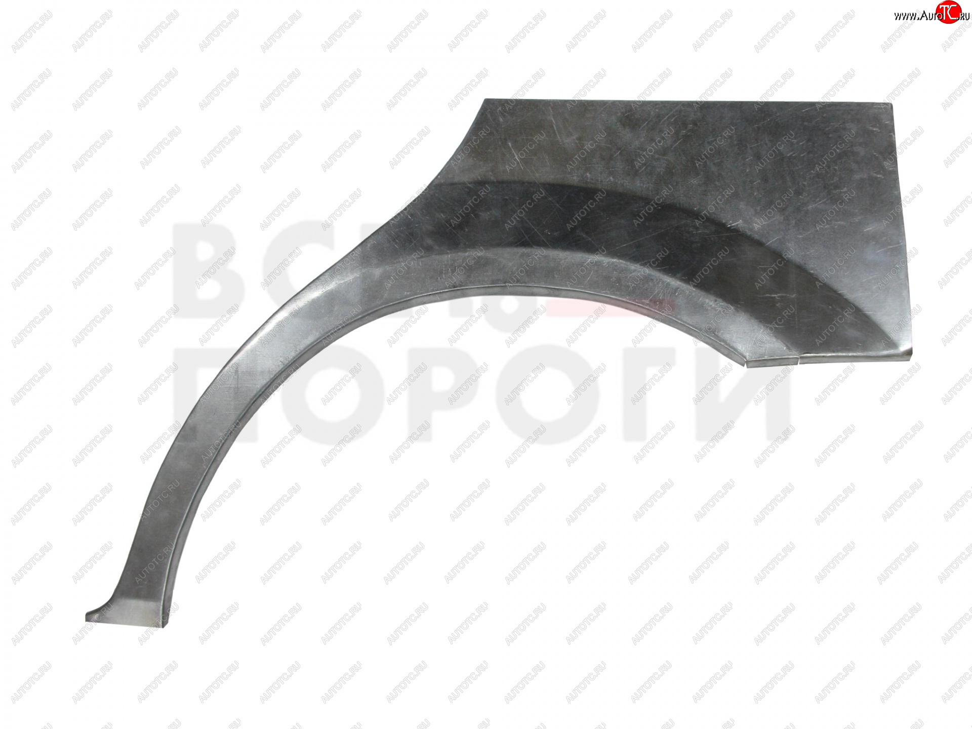2 099 р. Левая задняя ремонтная арка (внешняя) Vseporogi  Mazda 6 ( GG,  GG, GY) (2002-2008) лифтбэк дорестайлинг, седан дорестайлинг, универсал дорестайлинг, лифтбэк рестайлинг, седан рестайлинг, универсал рестайлинг (Оцинкованная сталь 0,8 мм.)  с доставкой в г. Керчь