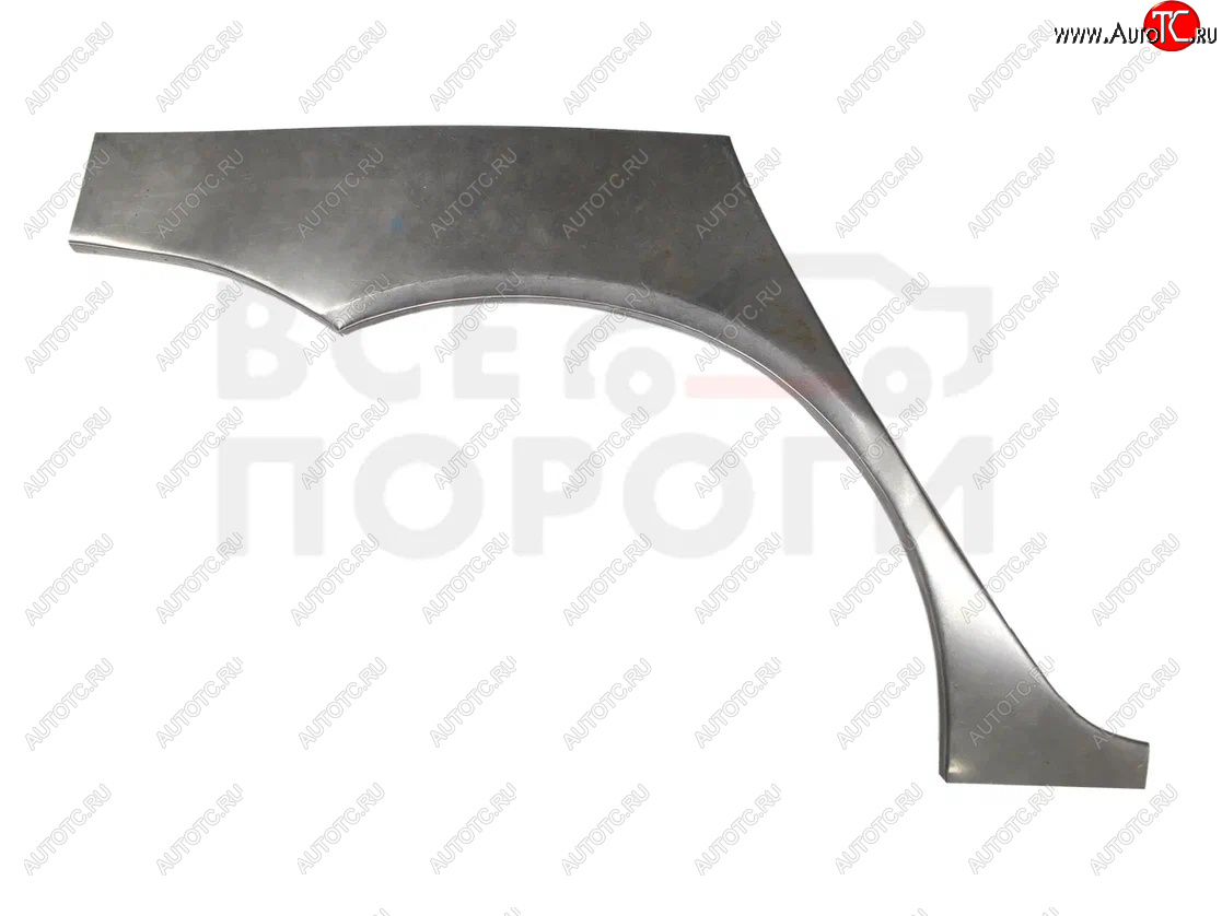 2 099 р. Правая задняя ремонтная арка (внешняя) Vseporogi  Mitsubishi Lancer  9 CS (2003-2009) седан 1-ый рестайлинг, седан 2-ой рестайлинг (Оцинкованная сталь 0,8 мм.)  с доставкой в г. Керчь