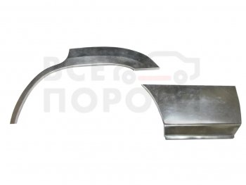 Левая задняя ремонтная арка (внешняя) Vseporogi Toyota Land Cruiser  200 (2007-2021) дорестайлинг, 1-ый рестайлинг, 2-ой рестайлинг (Оцинкованная сталь 0,8 мм.)