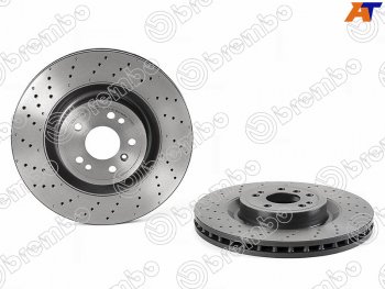 21 999 р. Передний тормозной диск BREMBO Mercedes-Benz GLE class C292 (2015-2025)  с доставкой в г. Керчь. Увеличить фотографию 3