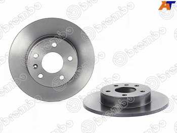 3 299 р. Задний тормозной диск BREMBO Opel Astra H универсал рестайлинг (2007-2015)  с доставкой в г. Керчь. Увеличить фотографию 2