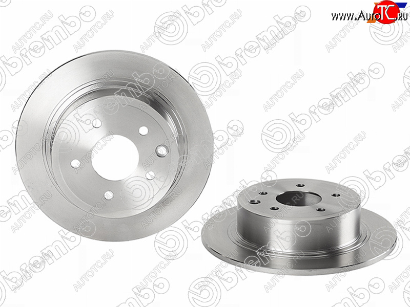 4 199 р.  Диск тормозной задний Ø291.5 BREMBO  Nissan Juke  1 YF15 - Teana ( 1 J31,  2 J32,  3 L33)  с доставкой в г. Керчь