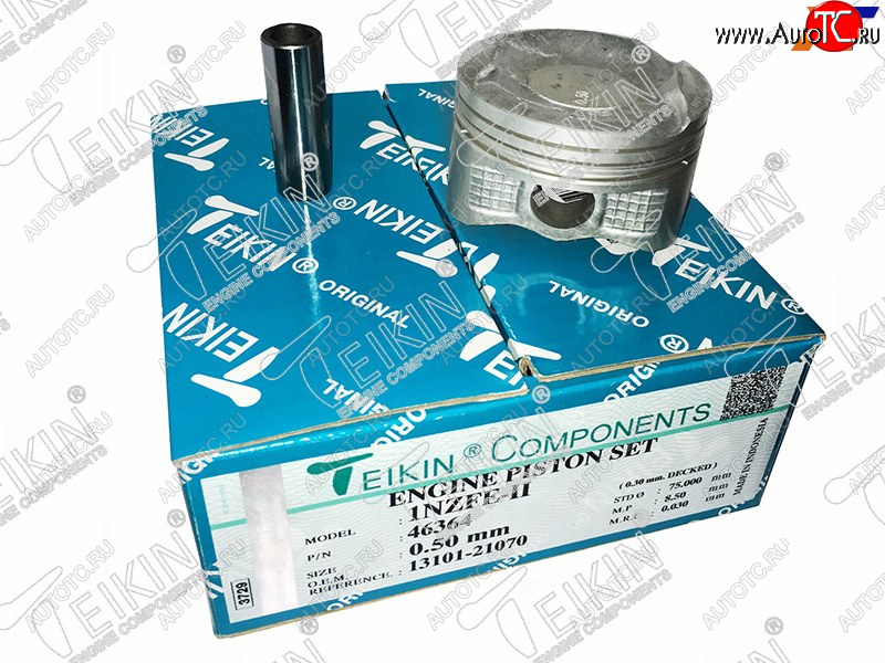 4 799 р. Поршни (к-т 4 шт) TOYOTA COROLLA RUNXALLEXCOROLLAFIELDERVITZ 1NZFE TEIKIN 46364 050  с доставкой в г. Керчь